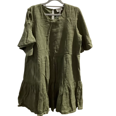 BNWT Piper Womens Size 12 Khaki Short Sleeve Dress RRP $129.95