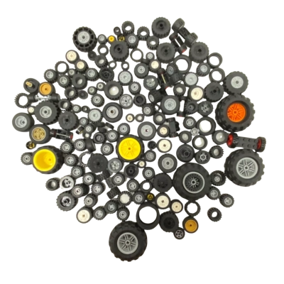 Lego Tyres & Wheels Assorted Bulk Pack