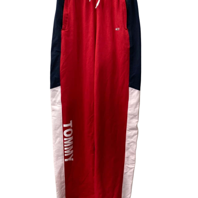 Tommy Hilfiger Womens  Size M Tracksuit Pants Navy Blue / Red / White 