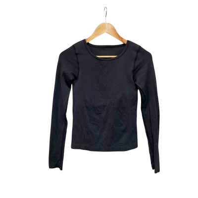 Lululemon Womens  Size XS Long Sleeve Top Dark Grey 