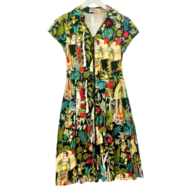 Paisley May Patterned Dress Size S 