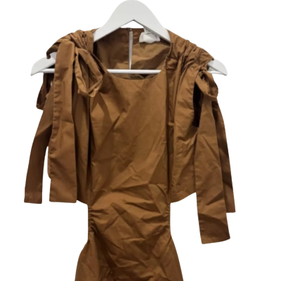 NEW Roame Womens  Size 1 Casual Dress Brown 