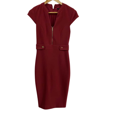 Portmans Womens  Size 8 Short Sleeve Tailored Dress 