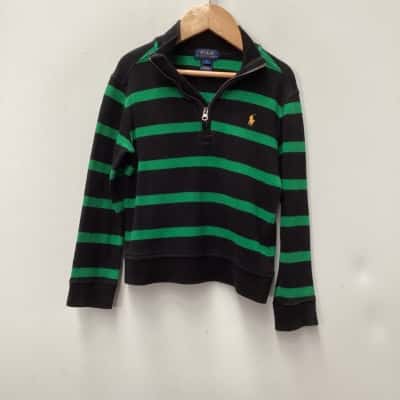 Polo Ralph Lauren boy Jumper Black / Green Size 5y