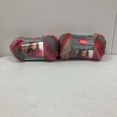 Red Heart Unforgettable ‘Heirloom’ Yarn Balls x2 