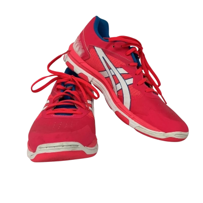 Asics Netburner Academy 8 Womens Netball Shoes Size 12 Pink | Brand New | RRP $159.95
