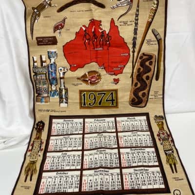 Vintage Tea-Towel - 1974 - Australia