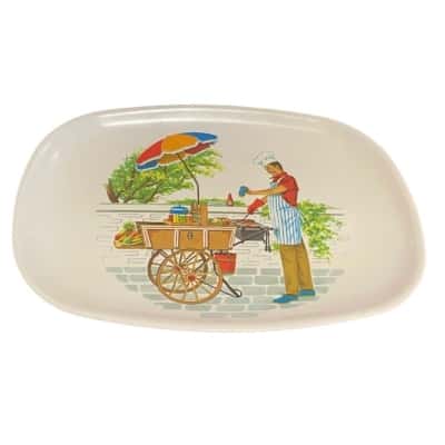 Vintage Ornamin Ware Melmac plate