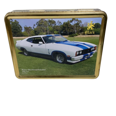 Mac’s Shortbread Biscuits tin 1978 Cobra