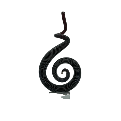 Spiral Art Glass Sculpture