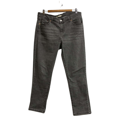 Levis Women’s Size 32 Grey Boyfriend Jeans 