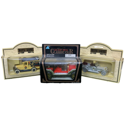 Classic Model Toy Cars x3
