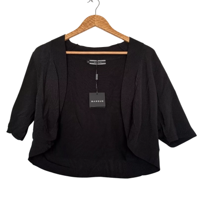 Basque Size 16 Black cardigan 