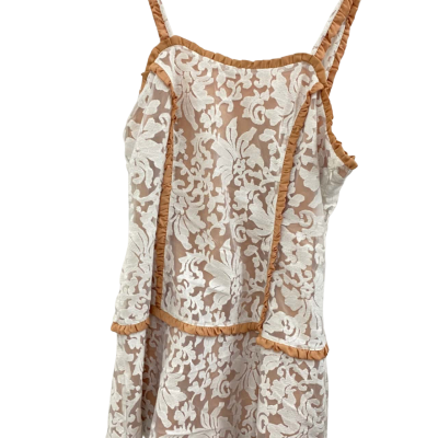 Atmos&Here Womens  Size 16 Mini Dress Beige / Nude / White 