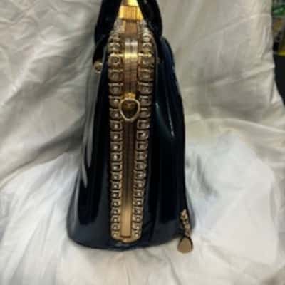  Womens Navy Blue hand bag
