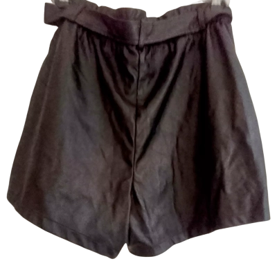  Women's Size 18 PU Shorts Black  