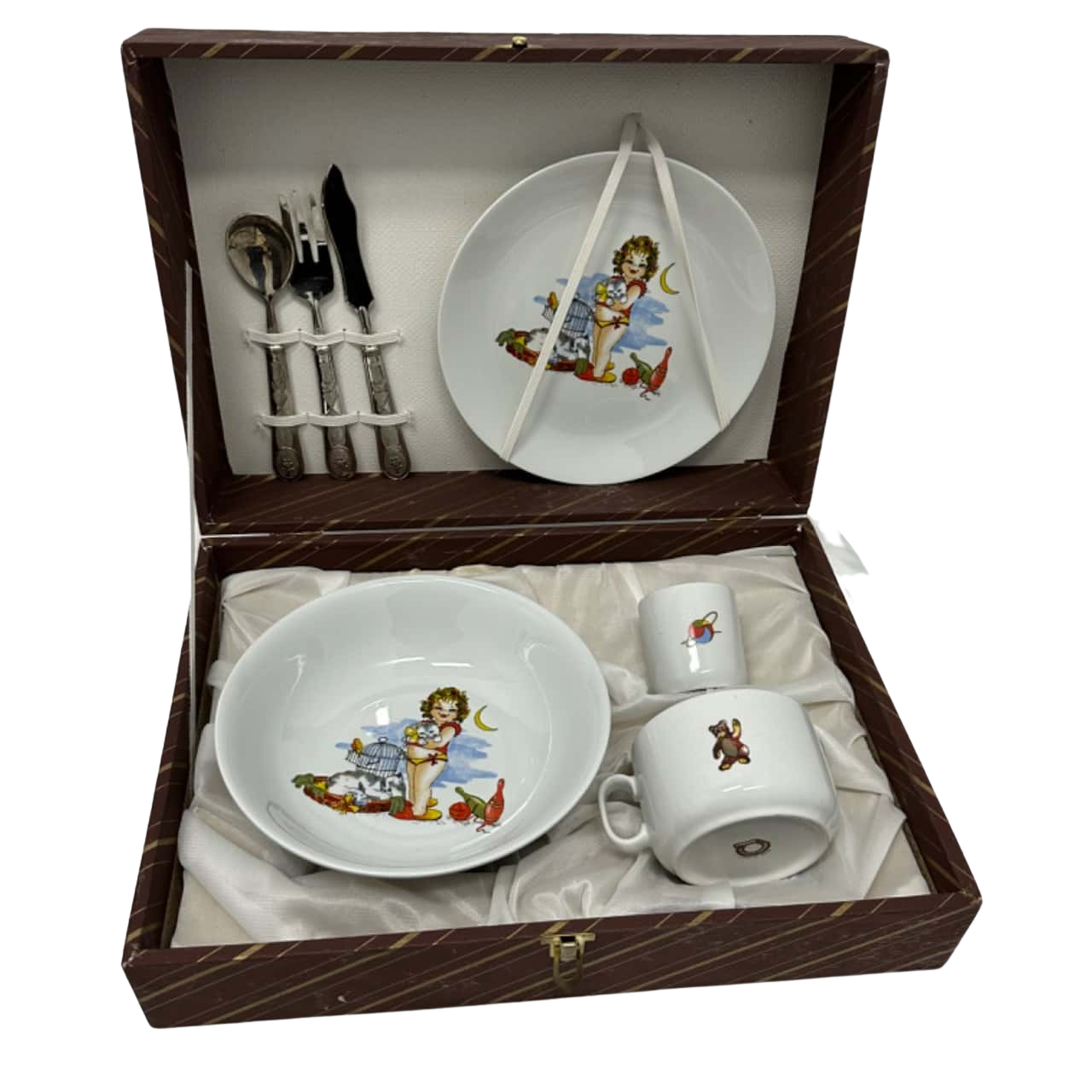 Risoli Porcellana Decorata 8 Piece Children s Dinner Set In Case risoli-porcellana-decorata-8-piece-children-s-dinner-set-in-case