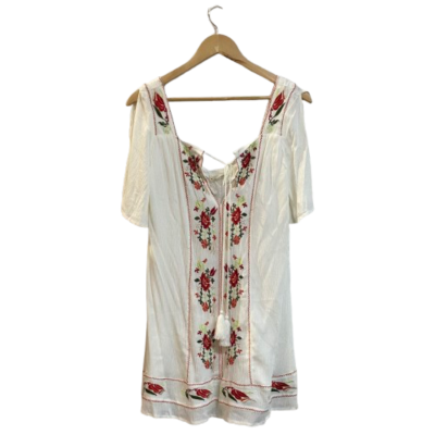 Here Comes The Sun Embroidered Top Size 10