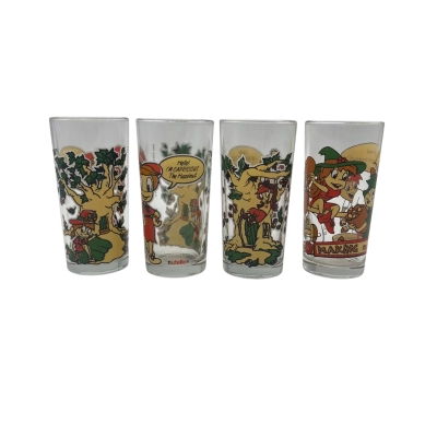 Nutella 1993 and 1995 Collectible Glasses