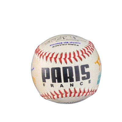 Paris France Tourism Commemorative Souvenir Collectible Baseball.