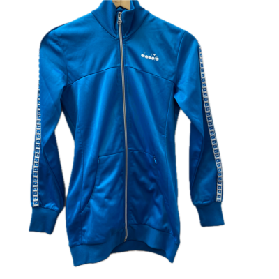 Diadora Womens Sports Jacket Size 10 Blue 