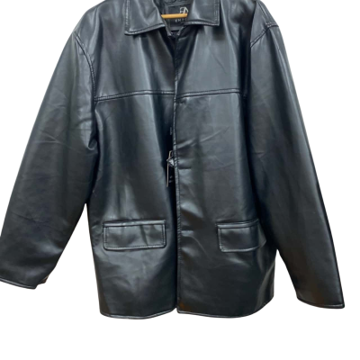  Emporio Abbigliamento Mens  Size XXL Black  Leather Jacket 