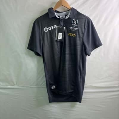 AFL Port Adelaide Mens Size S 150 Years Polo Shirt Grey BNWT