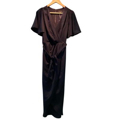 Forever New Womens  Size 14 Maxi Dress Navy Blue 
