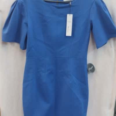  Womens Closet Size 12 Casual Dress / Short Sleeve Dress  Blue 
