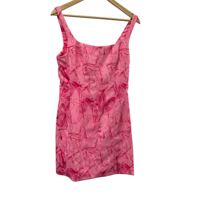 Kookai Womens Bodycon Dress Pink Size 38