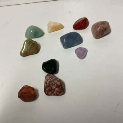 Assorted tumbled stones 