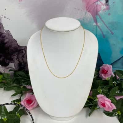 Sterling silver 925 with gold plating chain New