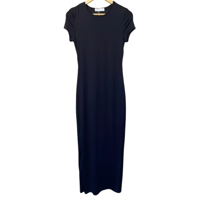 Supré Black Short Sleeve Maxi Dress Size S