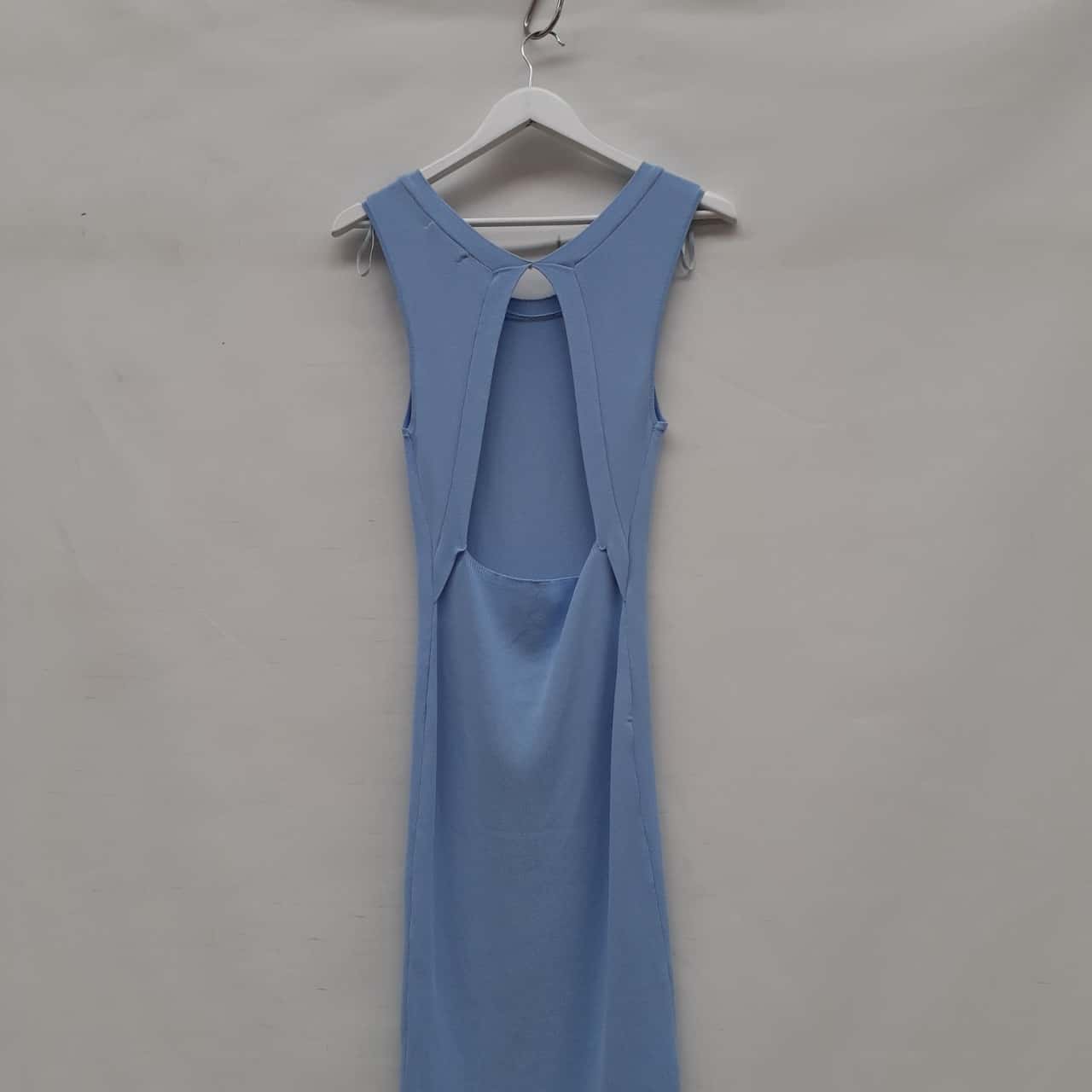 Mossman Womens Size XL Midi Dress Blue (s)