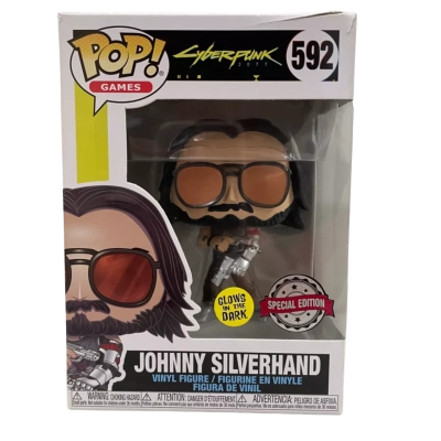 Funko Pop! Games Cyberpunk 2077 Johnny Silverhand Special Edition Glows in the Dark 592