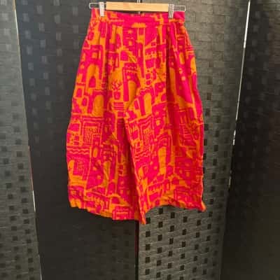 Gorman Womens  Size 8 Wide Leg Pants Orange / Pink  