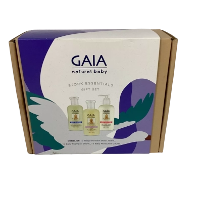 Gaia Natural Baby Stork Essentials Set 