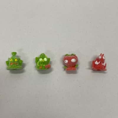 Trash Pack Limited Edition Flocked Monsters Series 2 (4 x Flocked Fuzzy Figures )