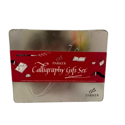 Parker Calligraphy Gift Set in Metal Box 