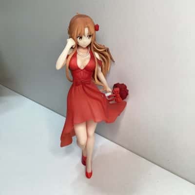 10th Anniversary Asuna Red Dress Figurine 