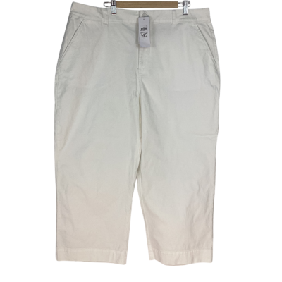 Target Woman - White Crop Summer Pants (Size 18)