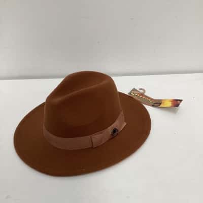 NEW - Zing Indiana Jones Fedora Hat Brown One Size