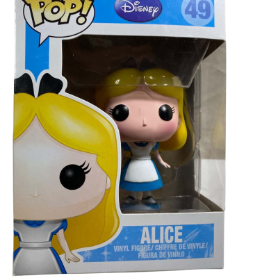 a Funko Pop! Disney Alice in Wonderland Alice #49 vinyl figure
