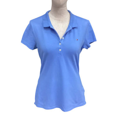 NEW - Tommy Hilfiger Womens  Size M Polo Shirt Blue 