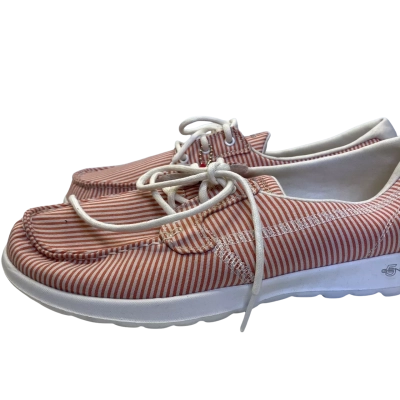 Skechers Womens  Shoes Size 10 / 7 Red / Striped / White 