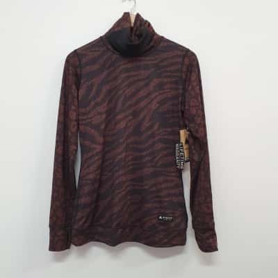 Burton Women's Size M Long Neck Animal Mashup Top - New With Tags
