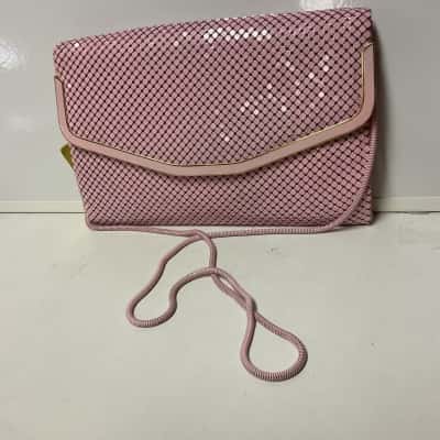 Opera mesh  Womens Clutch Pink  