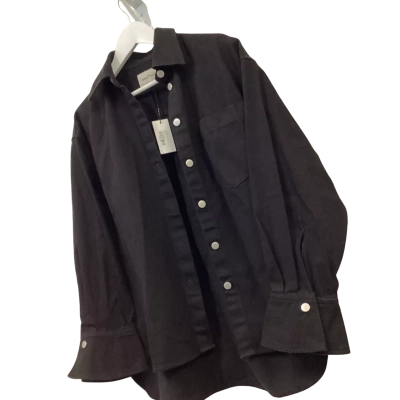Summi Summi Boss Black Denim Shirt Jacket Size M rrp$289 NWT  