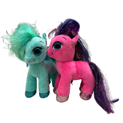 TY Plush My Little Pony Beanie Boo Toys Ruby and Topaz