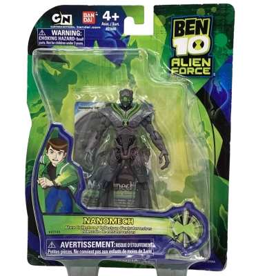 2010 Vintage Ben 10 Alien Swarm Nanomech Figure (Damaged Packaging). COLLECTABLES 